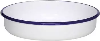 Krüger Husum Schale aus Emaille, rund, Ø 24cm (442F/24/B)