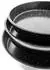 Almina Tepsi Backblech 3er-Set, Granit, schwarz, Ø28/32/36cm (AL-0198)