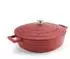 MasterClass Gussaluminium-Auflaufform, rot, flach, 4L (MCMSCRD28RED)