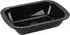 Dr. Oetker Back-Idee Auflaufform Emaille, schwarz, rechteckig 28x21cm (1127)