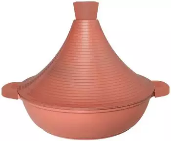 Cheffinger Tajine Aluguss &Oslash;32cm Induktion hellbraun (CF-TAJ-32-Hellbraun)
