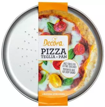 Decora Gelochte Pizza-/Focaccia-Form 32cm, Stahl (0075034)