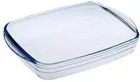 &Ocirc;cuisine O.Cuisine Ofenform Neutral 39 x 24 x 6cm 3,6 Liter Transparent