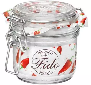 Bormioli Rocco Fido Einmachglas rund 200ml, 6er-Pack (41360MRG121990)
