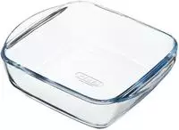 Rechteckige Basis 23x15 cm Airfryer 1,2L - Transparent / Kristall Rechteckig Glas