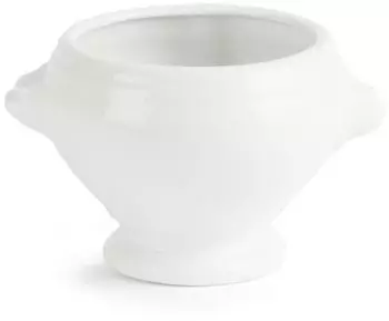 Olympia Whiteware L&ouml;wenkopf-Suppenschalen 475ml, Porzellan, 6er-Pack (W442)