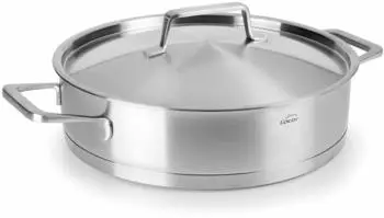 Lacor Foodie Pfanne mit Deckel 28cm, Edelstahl (Lacor_45628)