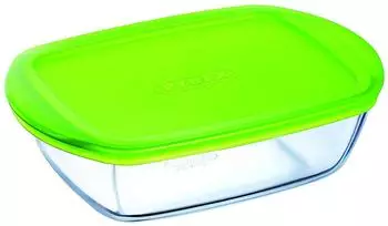 Pyrex Cook&Store rechteckige Glas-Aufbewahrungsbox mit Deckel, 23x15x6cm (4936460)