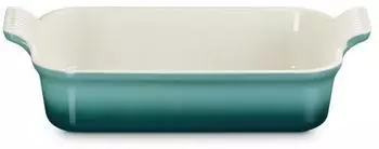 Le Creuset Heritage Auflaufform rechteckig 26cm, bleu riviera