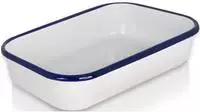 Kr&uuml;ger Auflaufform "Husum" Stahlblech ideal f&uuml;r Gratins, Aufl&auml;ufe