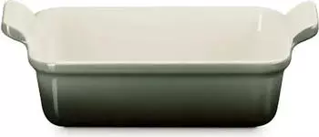 Le Creuset Auflaufform Tradition rechteckig 32cm, Steinzeug, thyme (71102321730001)