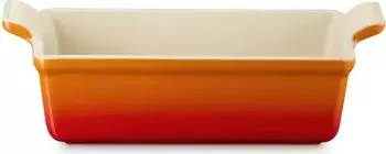 Le Creuset Backform Tradition rechteckig ofenrot 23cm