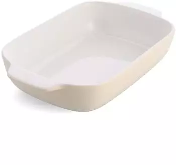 KitchenAid Stoneware Backform rechteckig mit Bambusdeckel, Keramik, 3,8L (CC006109-001)
