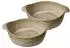 Ritzenhoff & Breker Tortosa Auflaufform rund 22x17cm, Steingut, 2er-Set