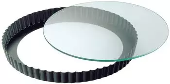 Kaiser Quicheform mit Glasboden Crystal Baking 28 cm