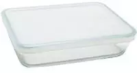 Pyrex - Rechteckige Schale 1,5 L Glas + Kunststoffabdeckung 242p000/5046