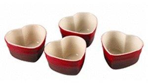 Le Creuset Herz F&ouml;rmchen kirschrot