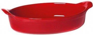 Emile Henry Auflaufform oval 34 x 23 cm rot