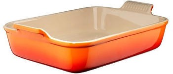 Le Creuset Auflaufform Tradition rechteckig 32 x 25 cm ofenrot