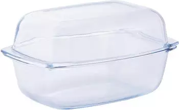 Van Well Auflaufform, Glas, feuerfestes Glas, 7 Liter