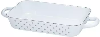 Riess Country Bratform mit Pünktchen 26 x 17 cm