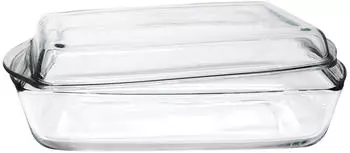 Pasabahce Servierform mit Deckel aus Glas Pasabahce Servierform mit Deckel aus Glas