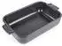 grey: Peugeot Saveurs Rectangular ceramic plate 22 cm