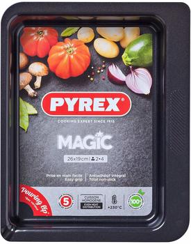 Pyrex Rectangular metal oven dish Magic 26x19 cm