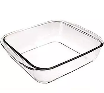 ibili Auflaufform Kristall, Glas, transparent, 25 x 22 x 5 cm ibili Auflaufform Kristall, Glas, transparent, 25 x 22 x 5 cm