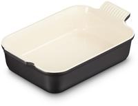 Le Creuset 71102261400001, Le Creuset Auflaufform Tradition Steinzeug Schwarz 26cm