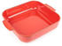 Peugeot Red ceramic square baking dish 36 cm