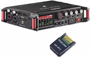 Tascam FR-AV4 4-Spur Feldrecorder mit Bluetooth-Adapter (frav4-akbt2)