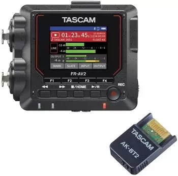 Tascam FR-AV2 Audio-Recorder mit Bluetooth-Adapter AK-BT-2 (frav2-akbt2)
