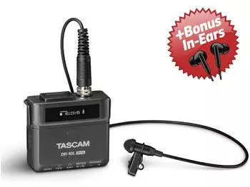 Tascam DR-10L Pro Recorder mit Lavaliermikrofon (dr10lpro-af33-pr)