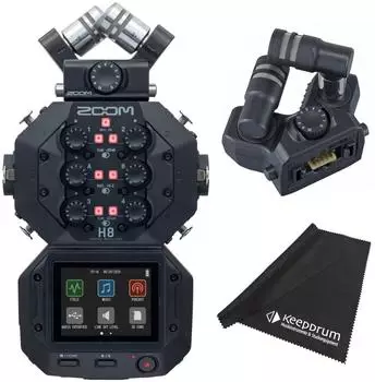 Zoom H8 Audio-Recorder mit XAH-8 Mikrofon-Kapsel (h8-xah8-fp200)