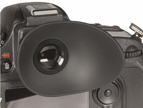 Hoodman Brillenträger-Augenmuschel für Nikon-Kameras mit einem eckigen Aufsteck-Anschluss (extra groß)