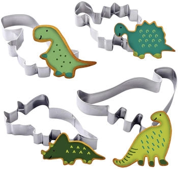 Zenker Dinosaurier-Ausstecher-Set, 4-teilig