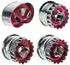 Westmark Linzer Ausstechformen-Set 4-tlg. mit Auswerfer, Edelstahl/Kunststoff (350022E6)