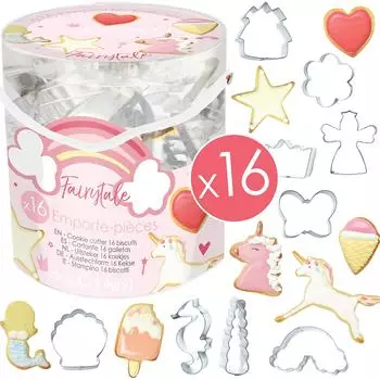 ScrapCooking Fairytale Ausstecher-Set aus Metall, 16-teilig (2027)