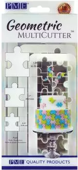 Pme Arts & Craft Geometrischer Multi-Cutter Set, Kunststoff, 3-teilig (GMC154)