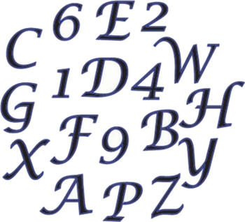 Fmm Sugarcraft Alphabet Cutter Set Großbuchstaben Script