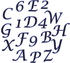 Fmm Sugarcraft Alphabet Cutter Set Großbuchstaben Script