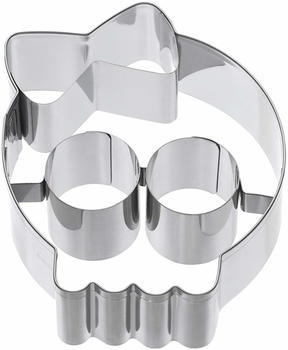 Kaiser Ausstecher Totenkopf mit Schleife 8 cm