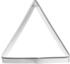 Birkmann 1010686310 Ausstechform Dreieck, Weißblech, 5,5 cm
