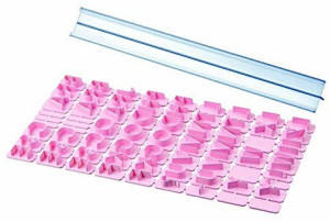Zenker Easy Decorating Ausstecher Buchstaben, 60-teilig