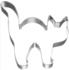 Birkmann Ausstechform Katze mit Buckel 8 cm