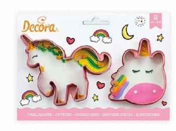 Decora 0255070 Ausstecher für Biskuits, Kunststoff, Rosa