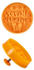 Städter Kunststoff-Ausstecher-Form Happy Birthday Ø 6,5 cm Orange