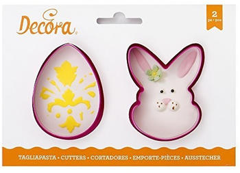 Decora Ausstecher Ei und Gesicht Hase