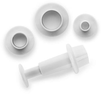 ibili Ausstechformen-Set rund mit Auswerfer 3-teilig